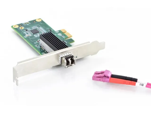 Single Port Gigabit Ethernet-netwerkkaart SFP PCI Express Intel-chipse