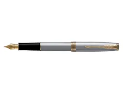 Vulpen Parker Sonnet Stainless steel GT Fijn