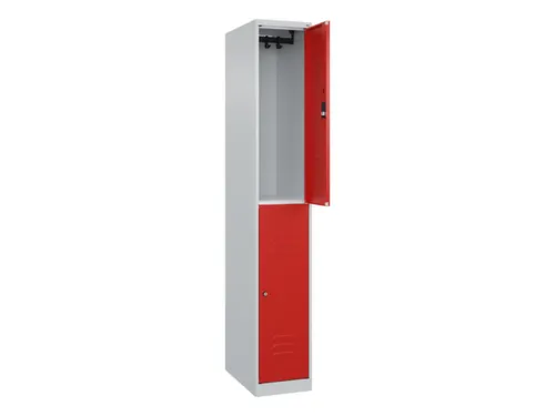dubbeldekse locker,HxBxD 1850x300x500mm,1x2vak.,vak B 300mm