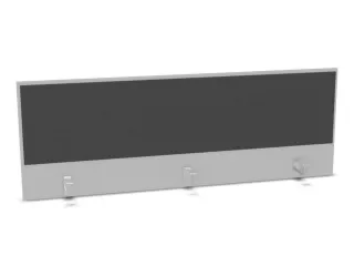 opzetpaneel bureau aanbouw achter MP-lichtgrijs antraciet 1600mm - 1