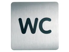 Infobord pictogram Durable 4957 vierkant wc 150mm