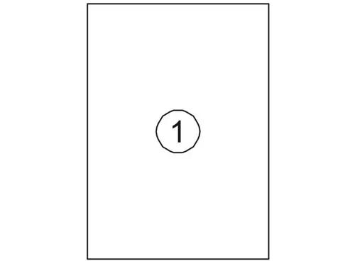 Etiket Premium 210x297mm A4 Wit 1000 Stuks XL Pack