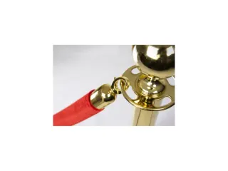 Afzetpaal Securit 100cm met voet goudkleurig - 5