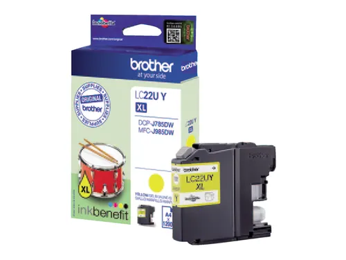 Inktcartridge Brother LC-22UY geel