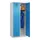 locker,HxBxD 1850x800x500mm,2vak,vak B 400mm,cil.-slot,staand op vloer