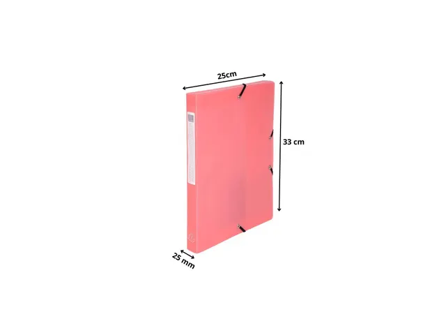 Boite de classement Exabox Dos 25mm Polypropylène 7/10e Chromaline pa
