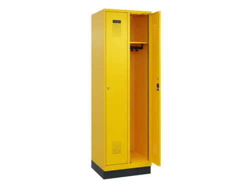 locker,HxBxD 1950x600x500mm,2vak,vak B 300mm,cil.-slot,sokkel