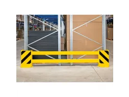 aanrijdbeveiligingsplank,v. binnen,hoek,HxLxD 465x900-1300x160mm,staal