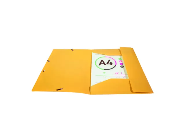 Elastomap OPAK PP 3klep A4 geel