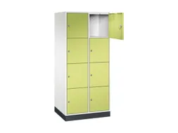 grootvolume-lockersysteem,HxBxD 1950x820x600mm,2x4vakken,cil.-slot