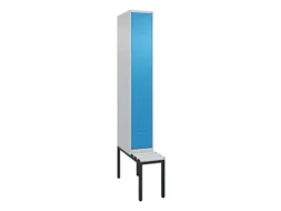 locker met bank,HxBxD 2120x300x815mm,1vak,vak B 300mm,cil.-slot