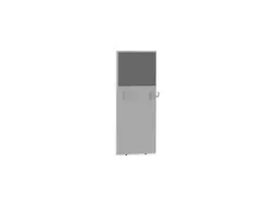baliepaneel bureau aanbouw rechts MP-lichtgrijs BN8078-grijs 600mm