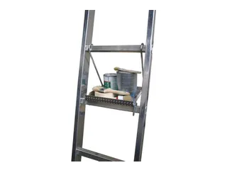 Inhangtrede,V. Staande Ladder Met Sporten,Draagverm. 150Kg,Aluminium - 5