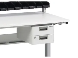 laden-onderbouw,v. montagetafel,BxD 300x454mm,2lade(n) - 1