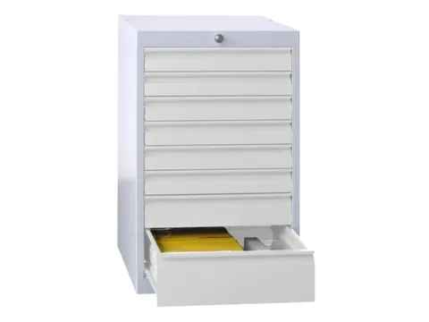 Ladenkast HxBxD 800x500x600mm 8 Laden Ral7035