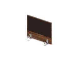 opzetpaneel bureau aanbouw zijkant NP-tiepolo nut BN2036-bruin 600mm