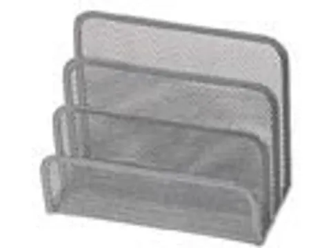 Briefhouder 3 Delig Metaal Zilver 170x83x135mm