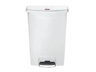 Pedaalemmer Slim Jim Step On Front Kunststof 90 Liter Wit - 2