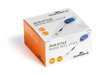 Durable 8324 Afrolmechanisme Style met drukknopsluiting Blauw 80cm - 1