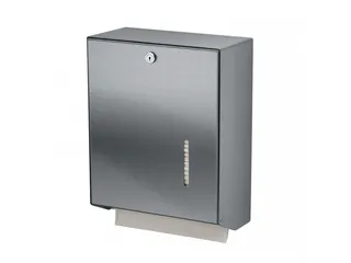Handdoekdispenser Rvs Groot C-vouw Z-vouw - 1