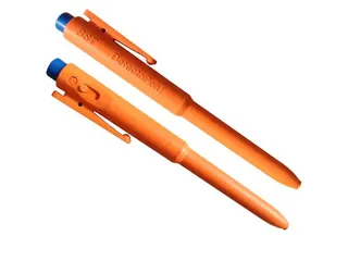 BST J800 Detecteerbare drukpen Oranje Schrijfkleur Blauw 25 Stuks - 1