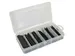 Gaines Thermorétractables avec volle 10cm Noir Boîte 85 pièces
