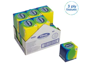 Facial tissues Kleenex kubus 3-laags 56stuks wit 8825 - 5