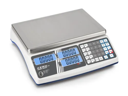 cijferweegschaal,platform BxD 315x215mm,RVS,weegbereik 6kg