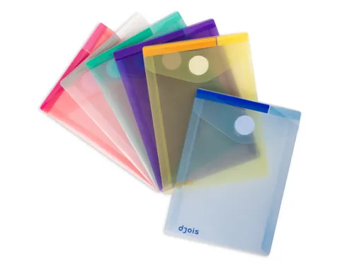 Enveloptas Djois Color Collection A6 verticaal assorti