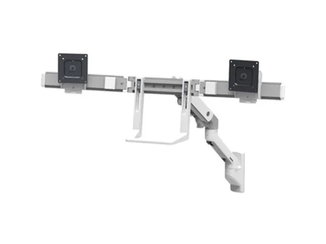 Hx Wall Dual Monitor Arm White
