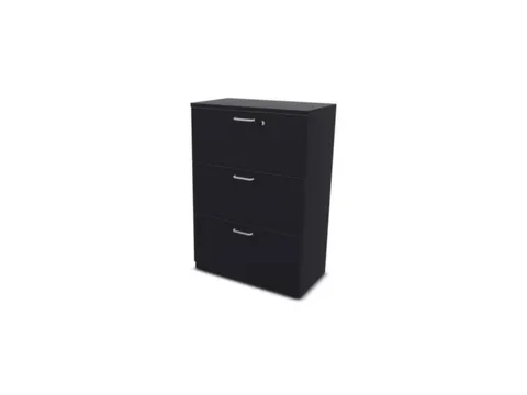 Hangmappenkast Hxbxd 1070x800x445mm 3 Laden Cc-Zwart