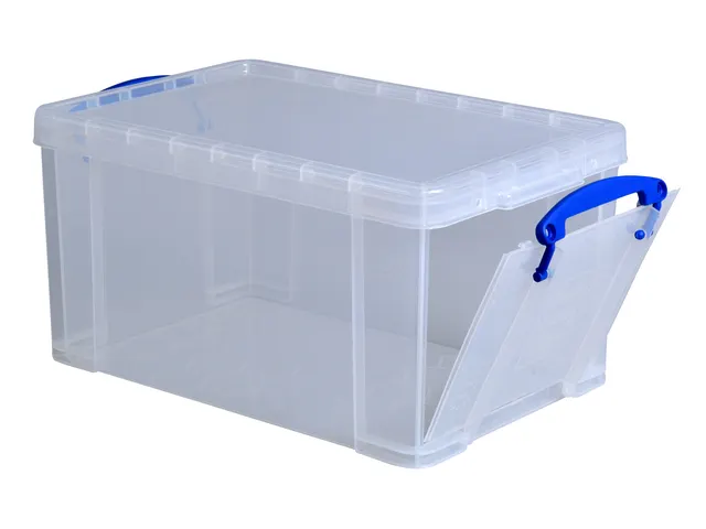 Opbergbox Really Useful 14 liter 395x255x210mm transparant wit