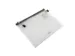 etui A4 Phat-Bag transparant beige met ritssluiting