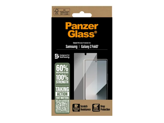 PanzerGlass Screen Protector Samsung Galaxy Z Fold7 | Classic Fit,