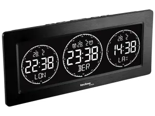 Wereldklok Technoline WT 458 232x99x48mm zwart - 3