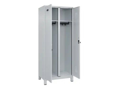 locker voor scheiding van kleding,HxBxD 1950x800x500mm,2vak