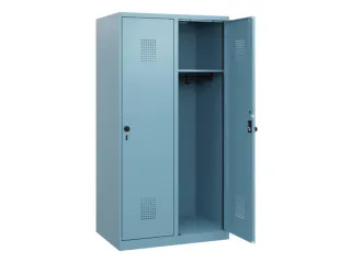 schoollocker,HxBxD 1530x800x500mm,2vak,vak B 400mm,draaigrendel - 1