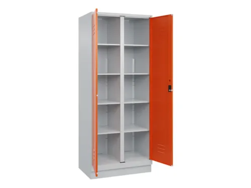 wasgoedverdeelkast,HxBxD 1950x800x500mm,vak B 400mm,cilinderslot