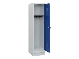schoollocker,HxBxD 1630x400x500mm,1vak,vak B 400mm,draaigrendel,sokkel - 1