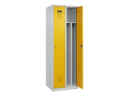 locker voor scheiding van kleding,HxBxD 1850x600x500mm,2vak