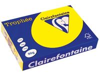 Kopieerpapier Trophee A4 80 Gram Fluoriserend Geel