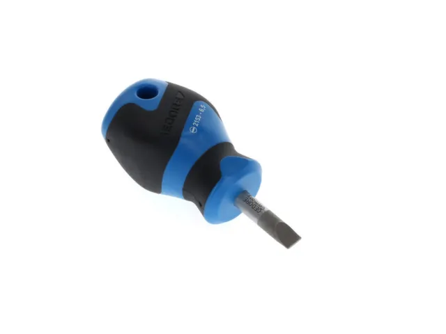2153 6,5 Schroevendraaier,korte vorm,sleuf 6,5mm