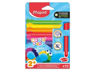 Kleurpotlood Maped Color'Peps Infinity set à 12 kleuren - 1