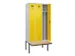locker met bank,voor scheiding van kleding,HxBxD 2120x900x815mm,3vak