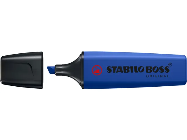 Markeerstift STABILO Boss 70/128 Wildflower ultramarijn blauw