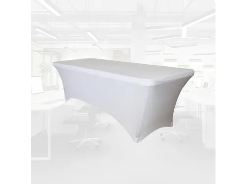 Tafelrok BRASQ 183x76x74cm wit