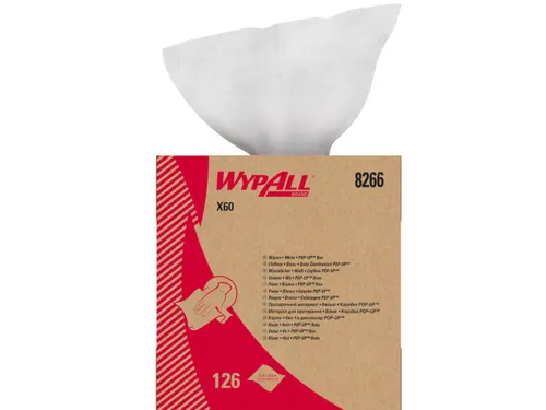 WypAll 8266 doek X60 Hydroknit 1-laags blauw 1260 Stuks