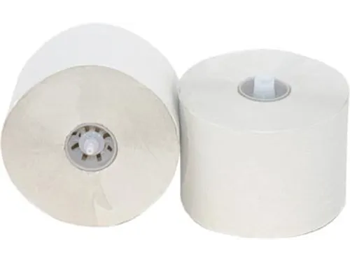 Toiletpapier met dop 2-laags wit 100m pak van 36 rollen
