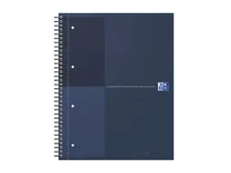 Spiraalblok Oxford International Notebook A4+ lijn Blauw