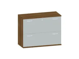 hangmappenkast 770x1000x430mm 2hangmappenframes Noten+ Onyx